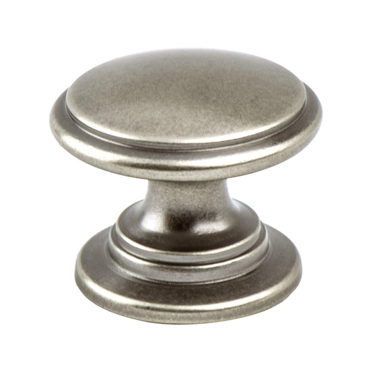 Berenson Andante Knob 1-3/16 Inch Dia Antique Pewter