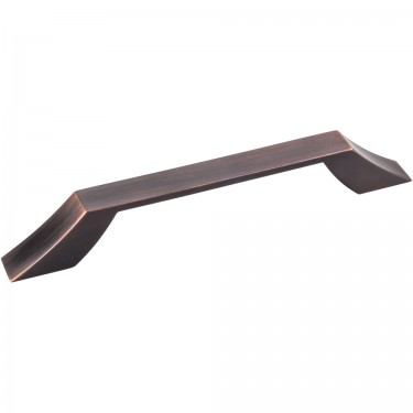 Hardware Resources 128 mm CC Brushed Oil Rubbed Bronze Square Royce Cabinet Pull