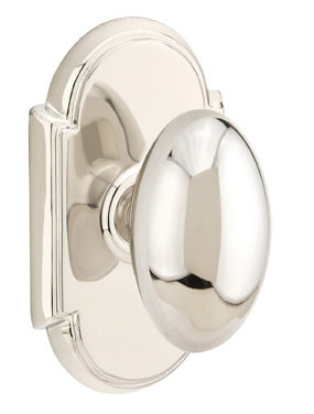 Emtek Egg Knob with #8 Rosette