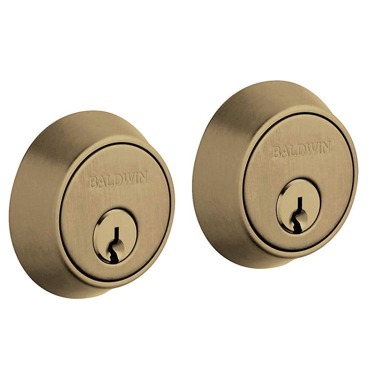 Baldwin Estate 8011 - Satin Brass & Black
