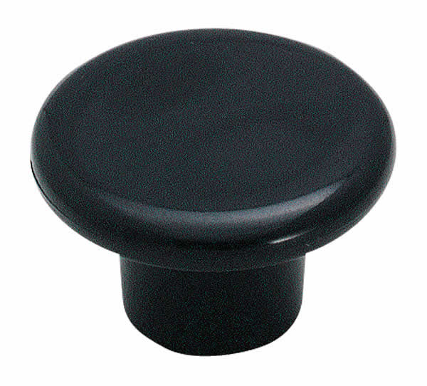 Amerock Allison 1-1/4 Inch Cabinet Knob In Plastic Black