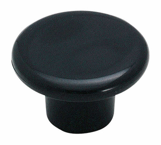 Amerock Allison 1-1/4 Inch Cabinet Knob In Plastic Black
