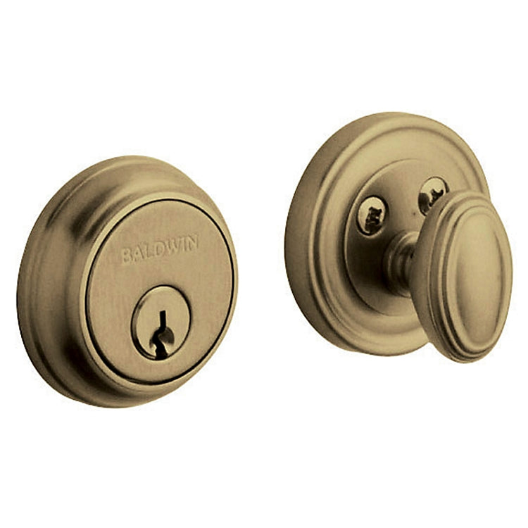 Baldwin Estate 8031 - Satin Brass & Black