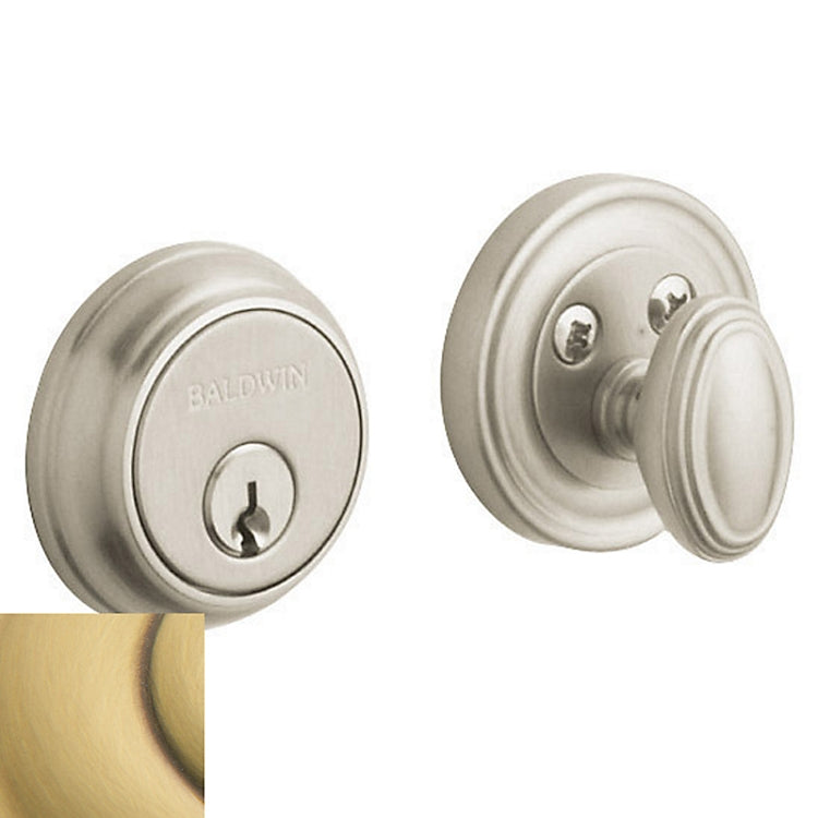 Baldwin Estate 8031 - Satin Brass & Brown