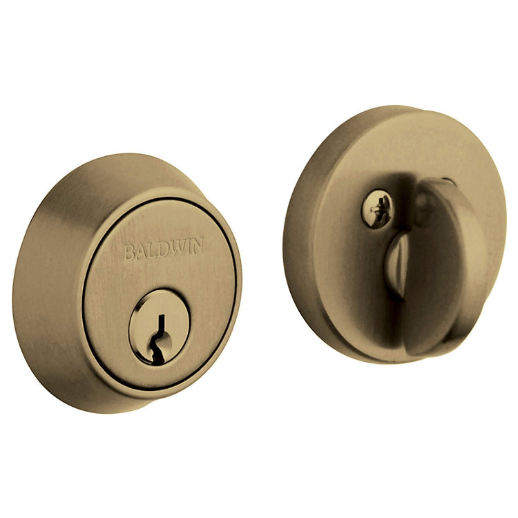 Baldwin Estate 8041 - Satin Brass & Black