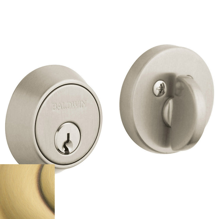 Baldwin Estate 8041 - Satin Brass & Brown
