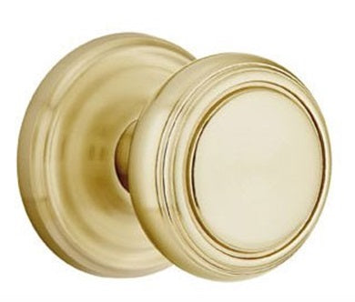 Emtek Norwich Knob With Regular Rosette - Satin Brass
