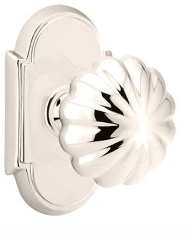 Emtek Melon Knob with #8 Rosette