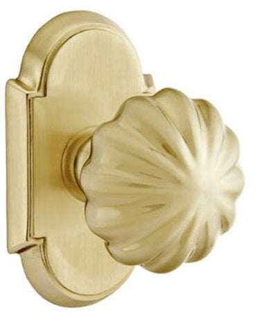 Emtek Melon Knob with #8 Rosette