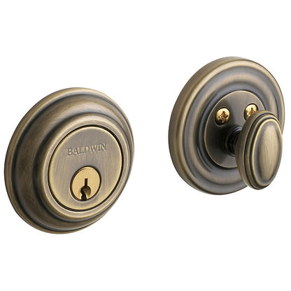 Baldwin Estate 8231 - Satin Brass & Black
