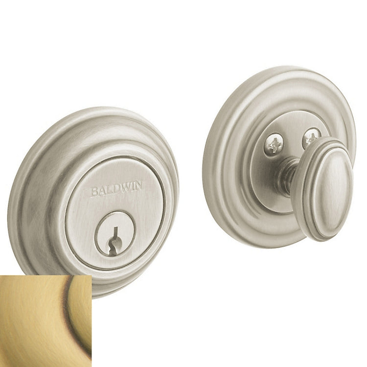 Baldwin Estate 8231 - Satin Brass & Brown