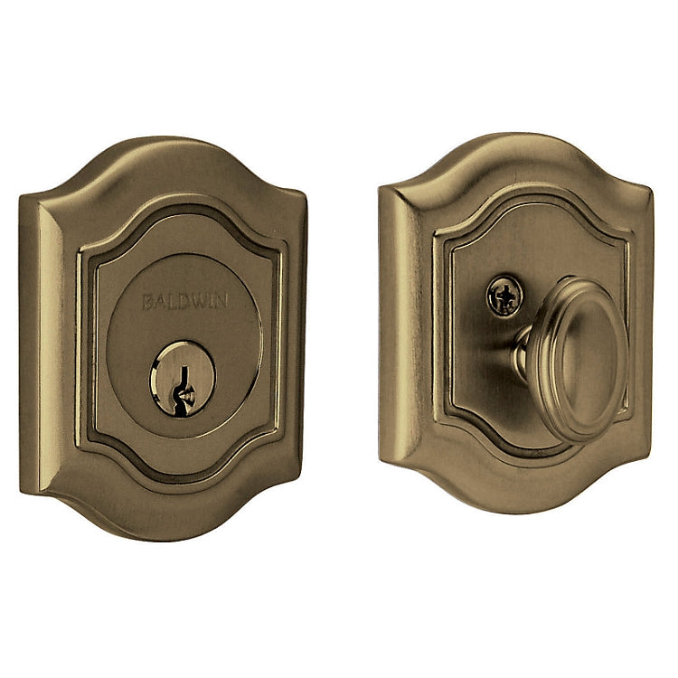Baldwin Estate 8237 - Satin Brass & Black