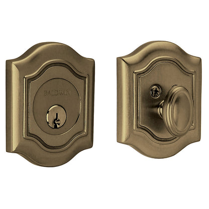 Baldwin Estate 8237 - Satin Brass & Black