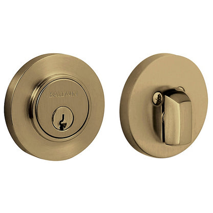 Baldwin Estate 8244 - Satin Brass & Black