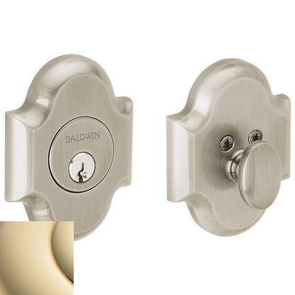 Baldwin Estate 8252 Arched Single Cylinder Deadbolt - 2 1/8" Door Prep