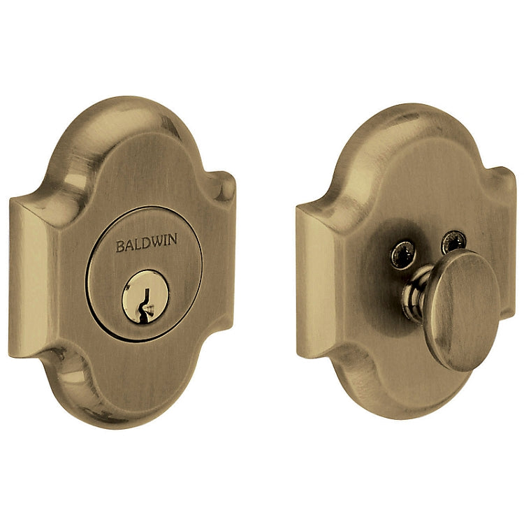 Baldwin Estate 8252 - Satin Brass & Black