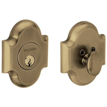 Baldwin Estate 8252 - Satin Brass & Black