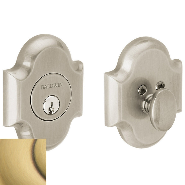Baldwin Estate 8252 - Satin Brass & Brown