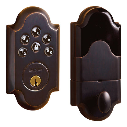 Baldwin Soho Single Cylinder Keyless Deadbolt - Venetian Bronze