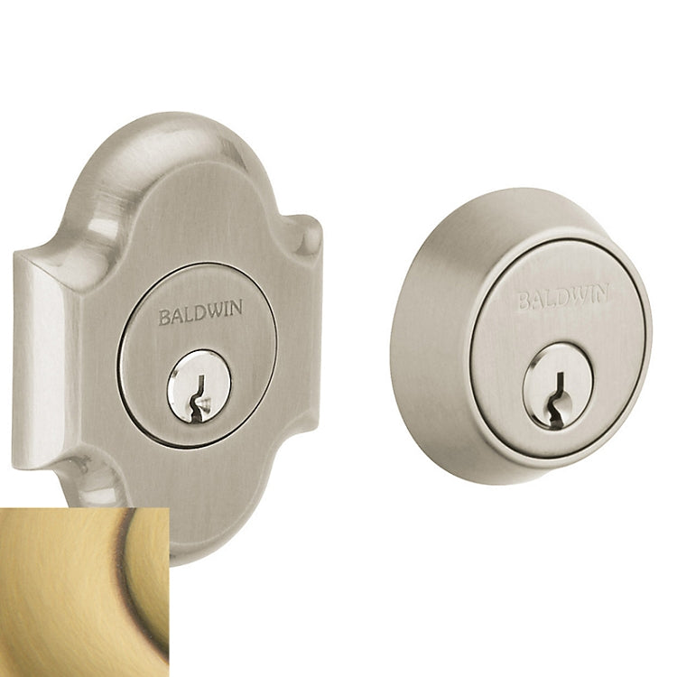 Baldwin Estate 8253 - Satin Brass & Brown