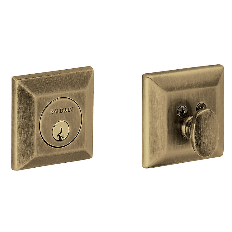 Baldwin Estate 8254 - Satin Brass & Black