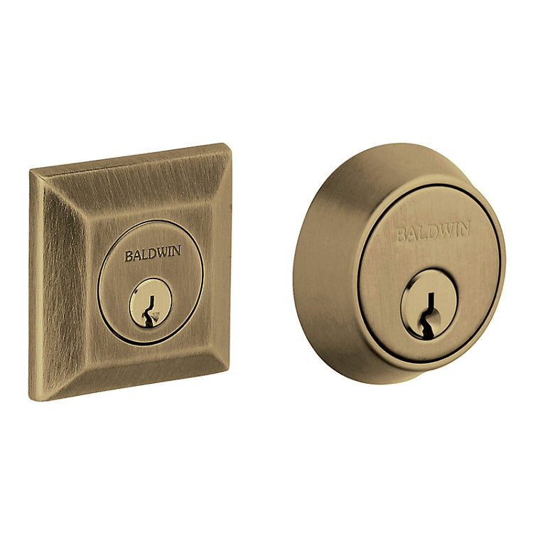 Baldwin Estate 8255 - Satin Brass & Black