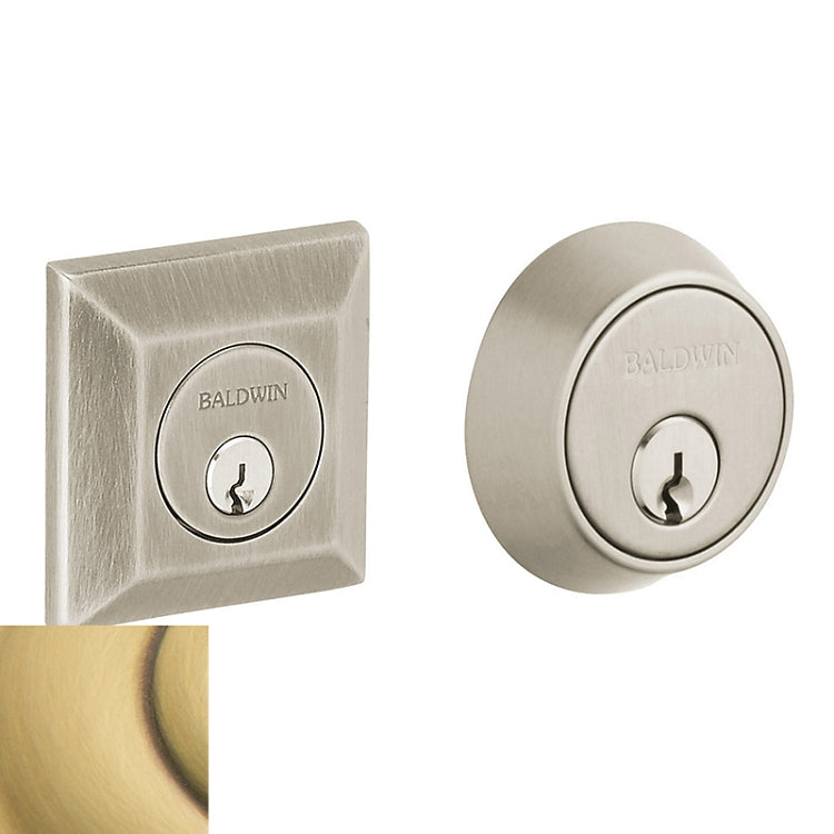 Baldwin Estate 8255 - Satin Brass & Brown