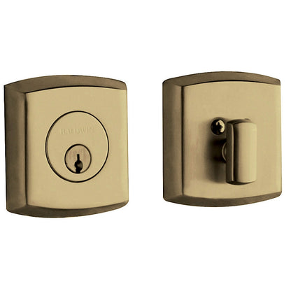 Baldwin Estate 8285 - Satin Brass & Black