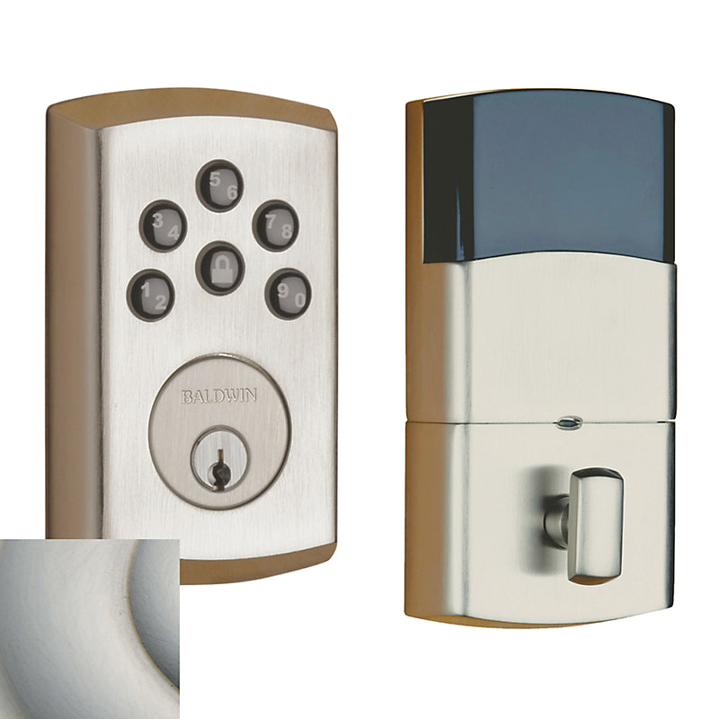 Baldwin Soho Single Cylinder Keyless Deadbolt - Lifetime Satin Nickel