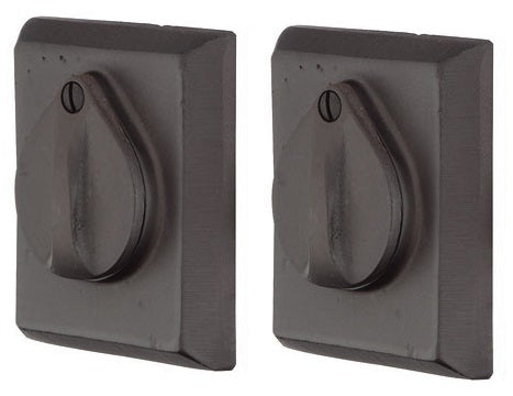 Emtek Sandcast Bronze #3 Style Double Cylinder Deadbolt
