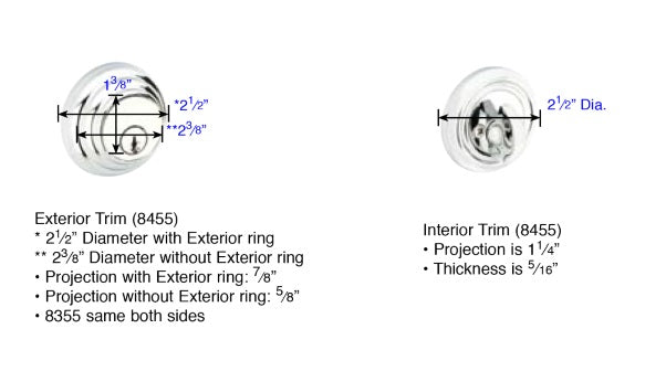 Emtek Low Profile Style Deadbolt Specs