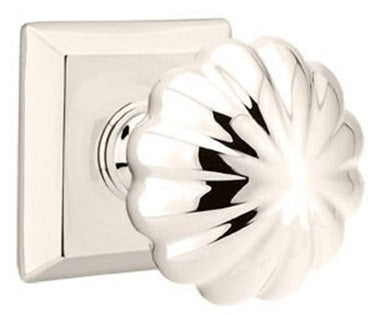 Emtek Melon Knob with Quincy Rosette