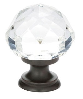 Emtek Diamond 1 Inch Cabinet Knob Oil Rubbed Bronze