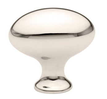 Emtek Egg 1 Inch Cabinet Knob Polished Nickel