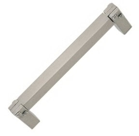 Emtek Tenon And Mortise 3 1/2 Inch Cabinet Pull Satin Nickel