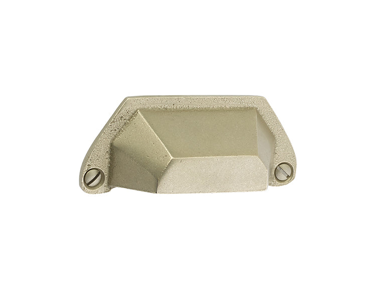 Emtek Bronze 4 Inch Bin Pull Tumbled White Bronze