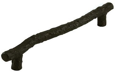 Emtek 4 Inch Twig Cabinet Pull Flat Black