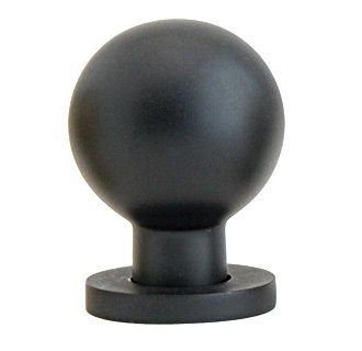 Emtek Modern Globe Cabinent Knob flat black