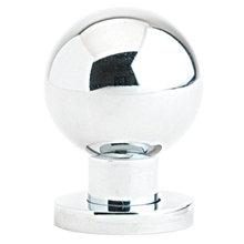 Emtek Modern Globe Cabinent Knob polished chrome