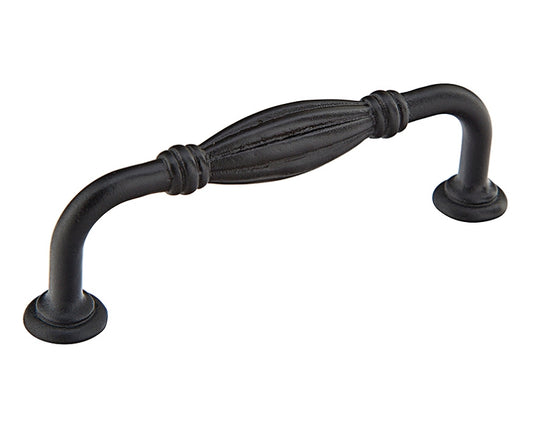 Emtek Bronze Fluted 3 inch C to C Fixed Pull