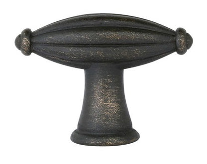 Emtek Bronze Fluted 1 3/4 Inch Finger Knob