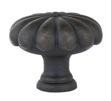 Emtek Bronze Fluted 1 Inch Cabinet Knob
