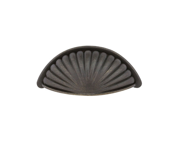 Emtek Bronze Fluted 3 Inch C To C Bin Pull Medium Bronze