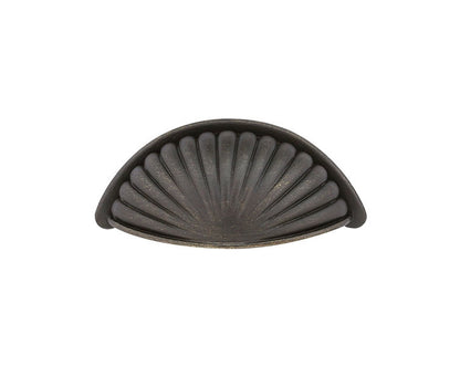 Emtek Bronze Fluted 3 Inch C To C Bin Pull Medium Bronze