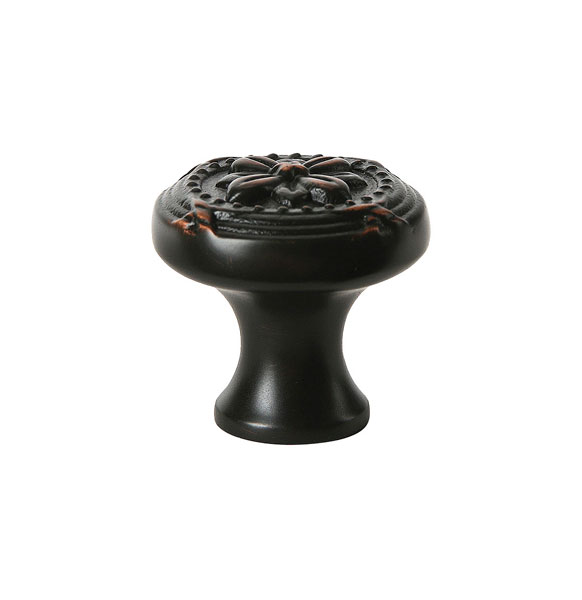 Emtek Ribon And Reed 1-1/4 Inch Cabinet Knob Oil Rubbed Bronze