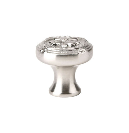 Emtek Ribbon And Reed 1 3/4 Inch Cabinet Knob Satin Nickel