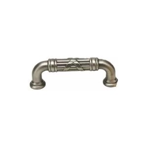 Emtek 3 1/2 Inch Ribbon & Reed Fixed Drawer Pull