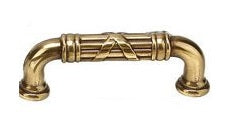 Emtek 10 Inch Ribbon & Reed Fixed Drawer Pull