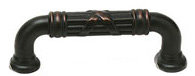 Emtek 10 Inch Ribbon & Reed Fixed Drawer Pull