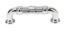 Emtek 10 Inch Ribbon & Reed Fixed Drawer Pull